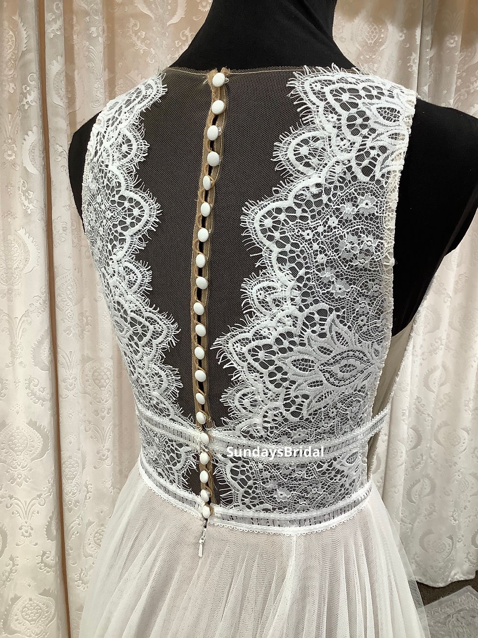 Thumbnail: 5779, Willowby 54402 size 6, 18 ivory -blush 