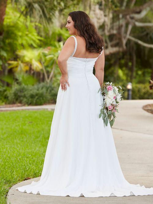 Thumbnail: 3233, Christina Wu 31105 size 14 ivory 