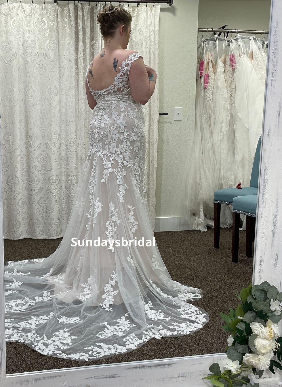 Thumbnail: 2626, Sundaysbridal An146 size 14 ivory -sand 