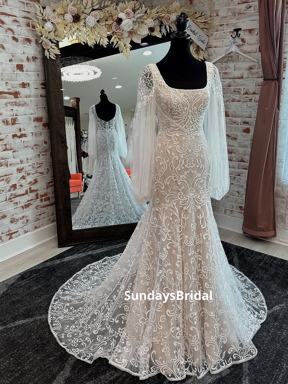 Thumbnail: 7656, Willowby 52161 size 2 Ivory Blush 