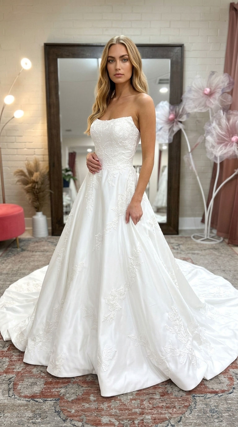 5004, Sundays Bridal ANLA152  size 8,  12, 18, 24 Ivory Gown