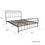 Thumbnail: Bear Bronze Rod Iron Queen Platform Bed