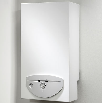 White boiler on a wall, new boiler installation Dublin, boiler replace old boiler.