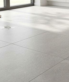 Sleek flooring in modern kitchen