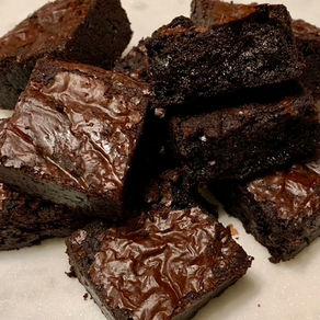 Flakey-Top Fudge Brownies
