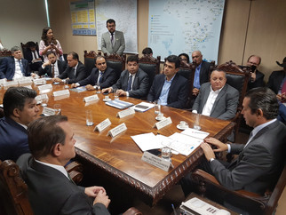 Governador e Fórum articulam em Brasília vinda da ferrovia até Cuiabá