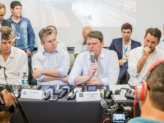 Em MT, ministro da Infraestrutura visita terminal ferroviário e diz que prioridade é concluir obras