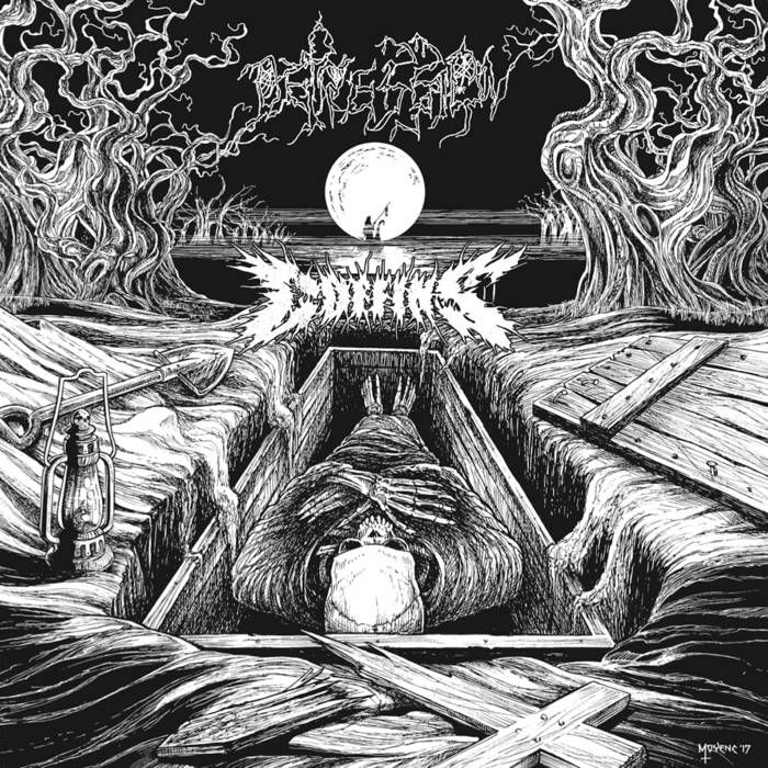 Coffins/Depression Split LP (Black Vinyl)