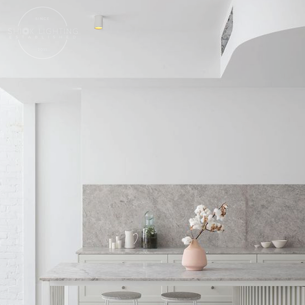 Thumbnail: Nova Ceiling Lamp (white, short)