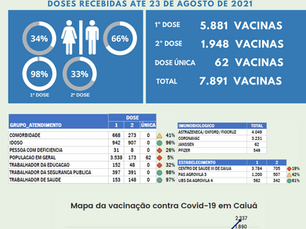 Boletim de vacinação contra a covid 19