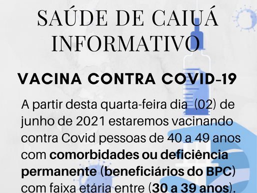 Informativo Saúde de Caiuá