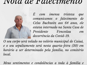 Nota de Falecimento