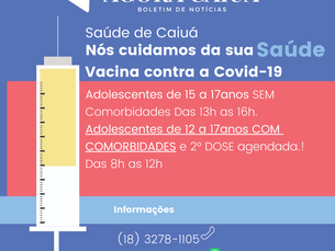 Informativo Saúde de Caiuá
