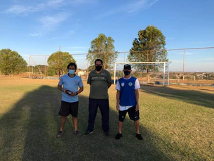 Professores Marcos boquinha e Luan Souza visitam escolinhas de futebol em Pres. Venceslau.