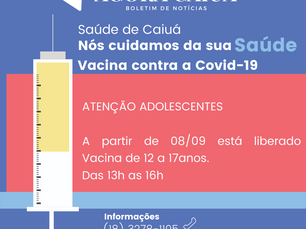 Saúde de Caiuá INFORMATIVO