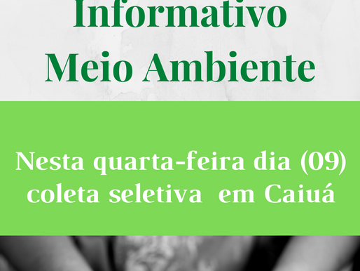 Informativo Meio Ambiente