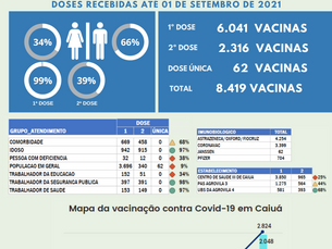 Boletim de vacinação contra a covid 19