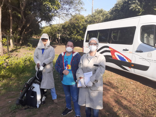 Bloqueio de nebulização contra a dengue em Caiuá.