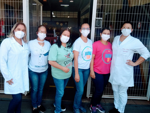 Saúde na escola realiza exames de Covid-19 em alunos da rede Estadual de Ensino.