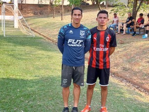 Atleta Caiuaense João Vitor em fase de testes no Grêmio Prudente.