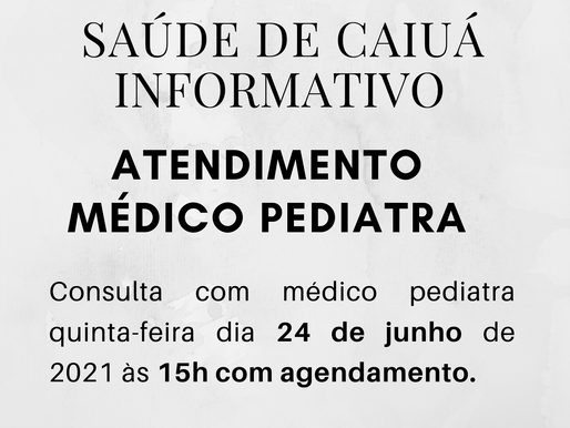 Informativo Saúde de Caiuá