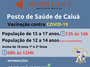 Informativo Saúde de Caiuá
