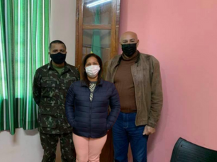 Visita de inspeção a Junta Militar de Caiuá