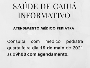 Informativo Saúde de Caiuá