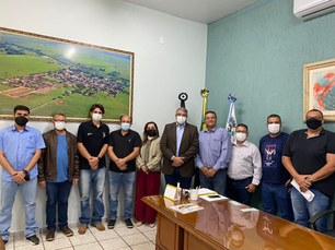 Prefeita Rute Almeida recebeu em seu gabinete o Deputado Reinaldo Alguz (PV)