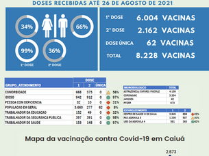 Boletim de vacinação contra a covid 19