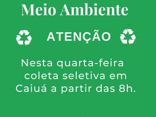Informativo Meio Ambiente