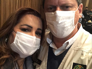 Prefeita Rute Almeida busca recursos na Secretaria da Agricultura.