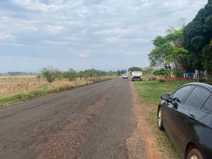 Prefeita Rute Almeida acompanha preparativo do início das obras da Estrada Aymoré.