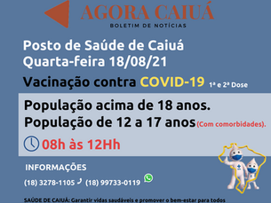 Informativo Saúde de Caiuá