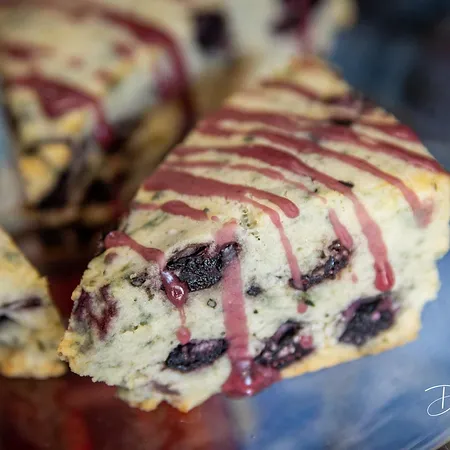 Blueberry Lemon Cream Scone