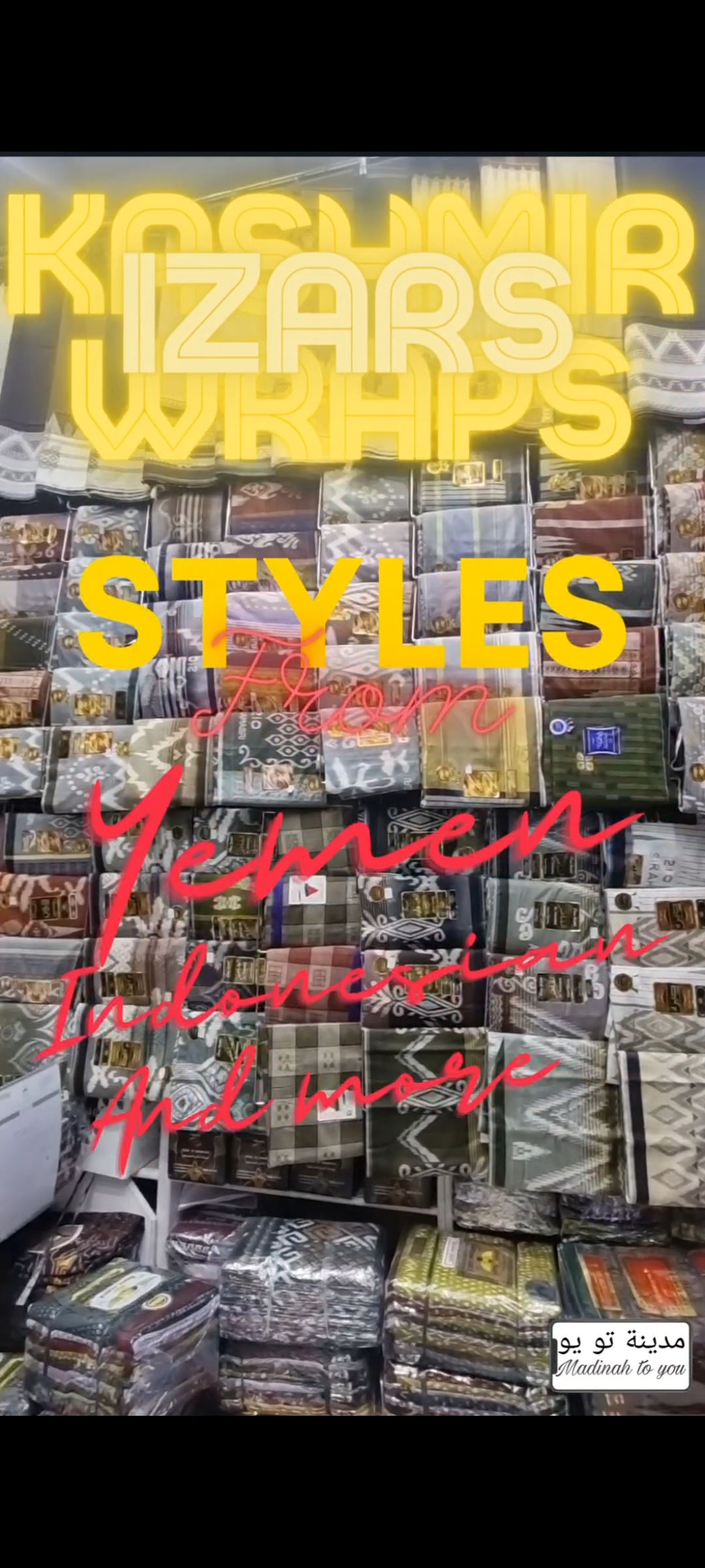 Name brand thobes and Izar