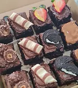 Mixed topping Brownies