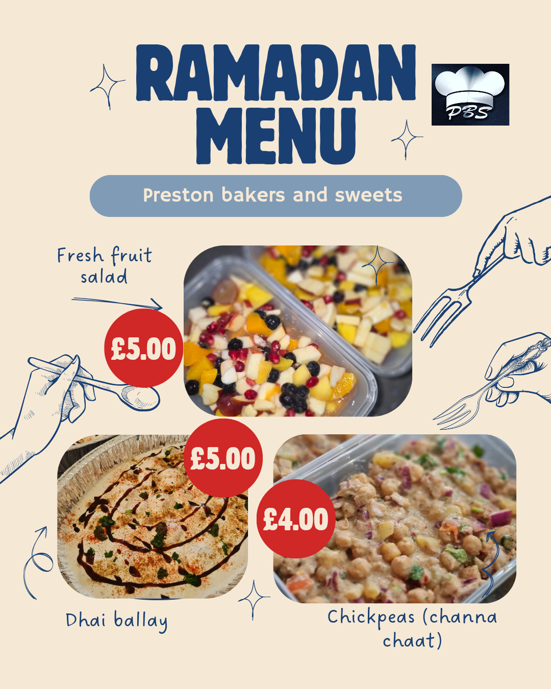 Arranged Food and Objects