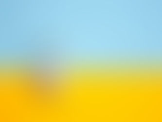 Lightbulb with blue and yellow background