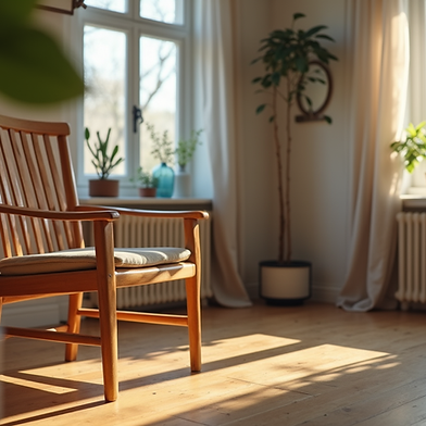 Vintage Vanity with Mirror and Bench
