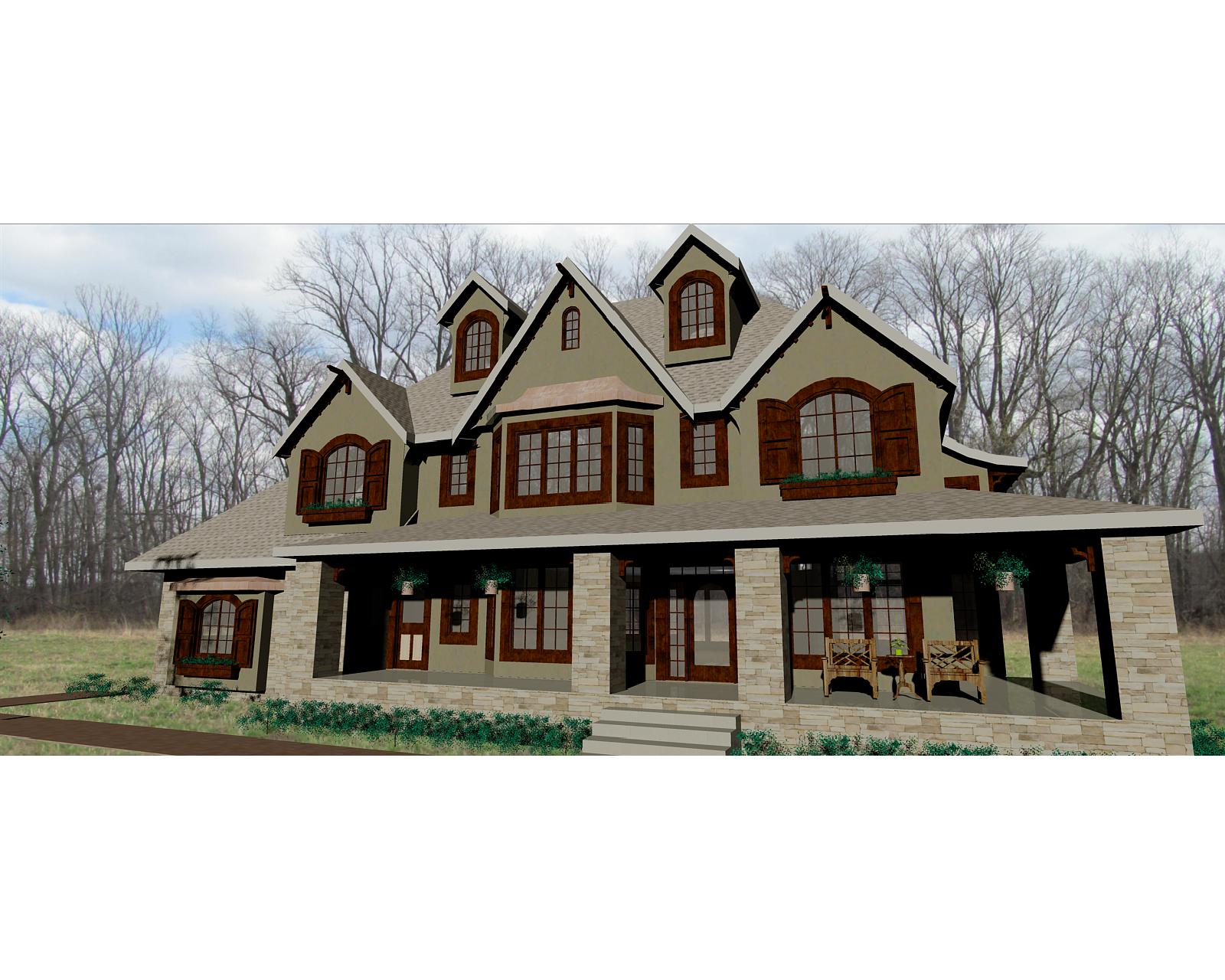 Mackenzie Two Story House Plan Cornerstone