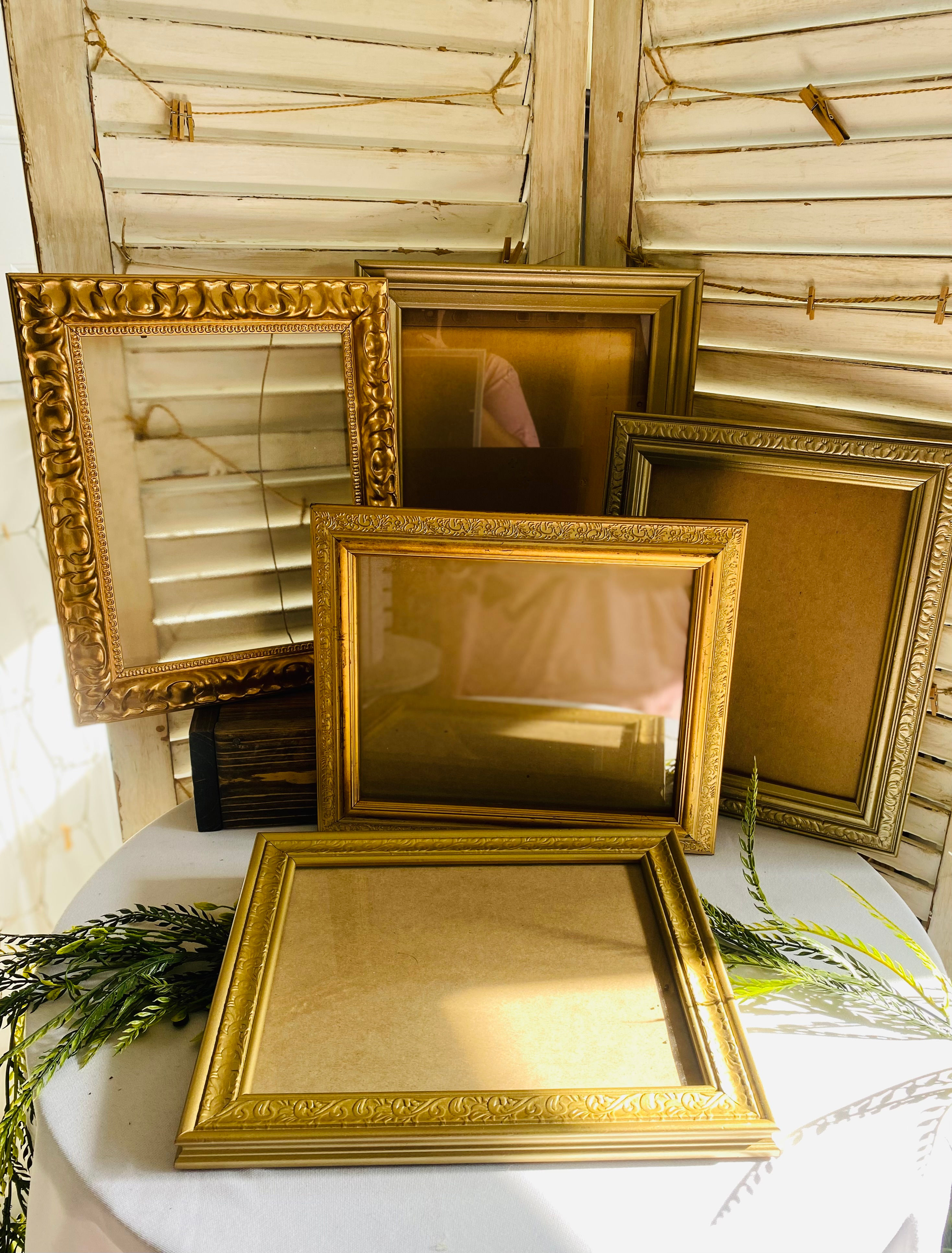 Picture Frames Gold Assorted 8x10  5 available