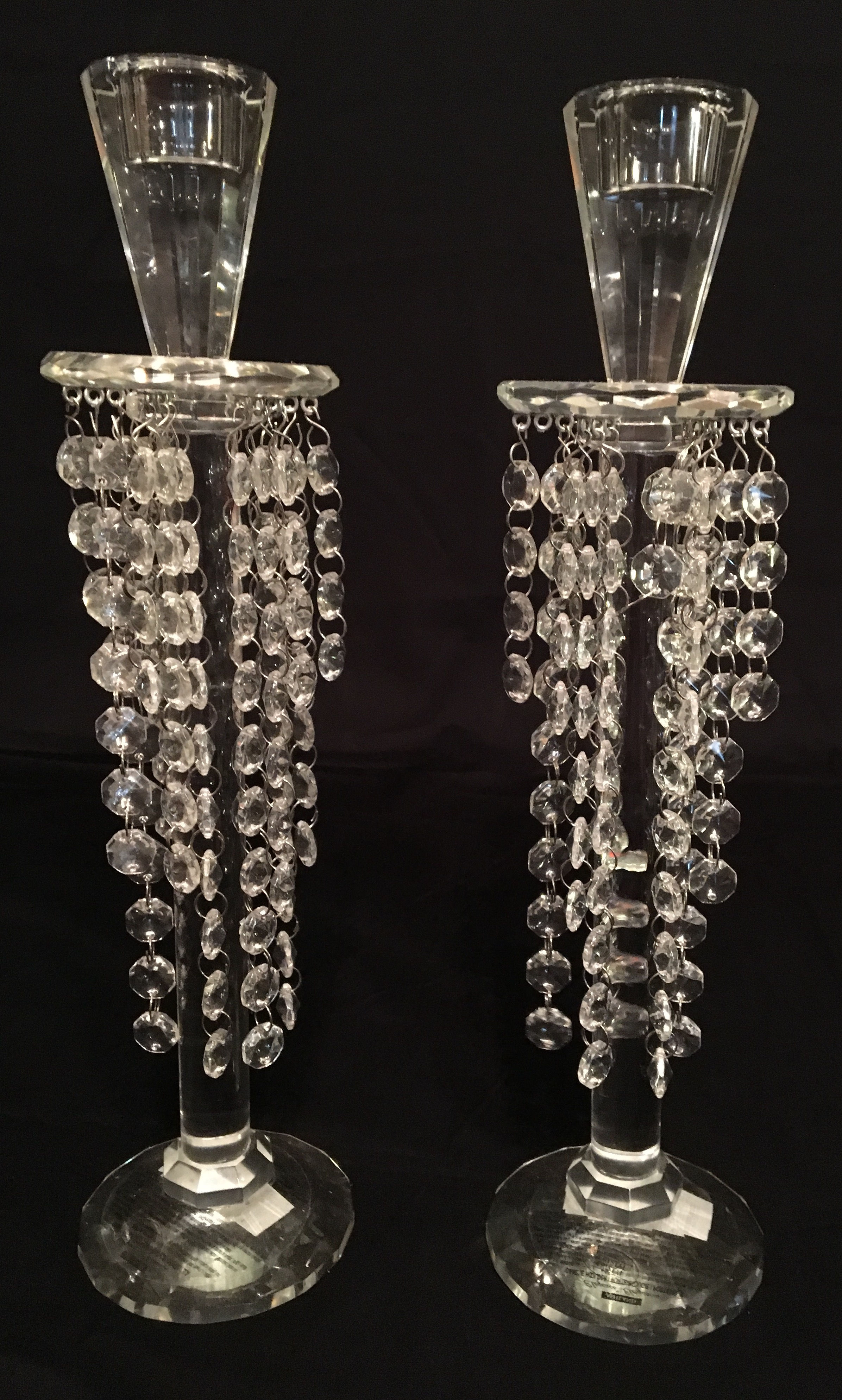 Jeweled Candlesticks Set of 2