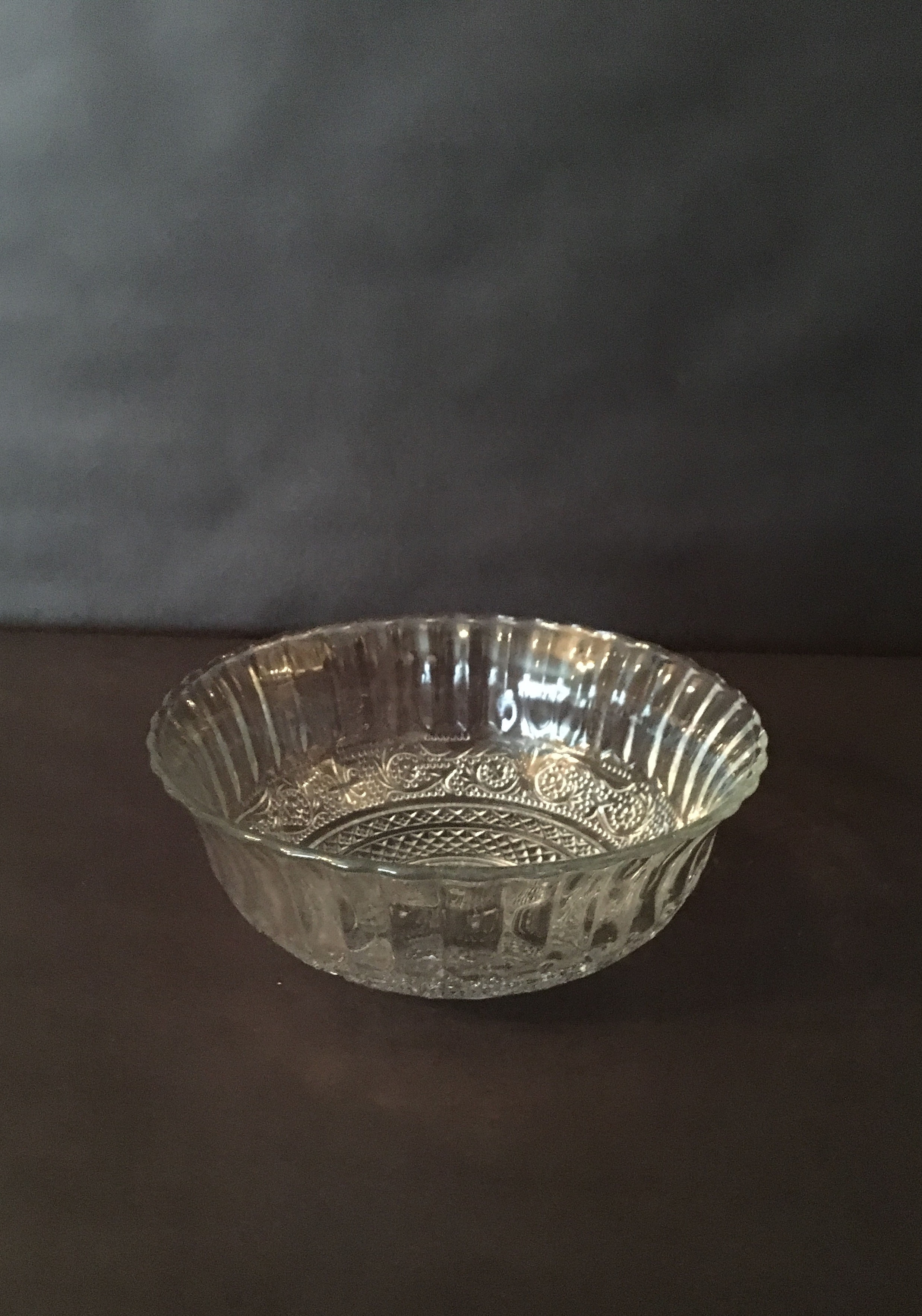 Crystal Serving Bowl