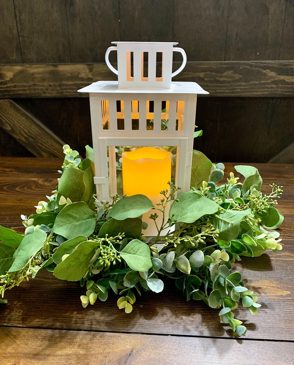 Thumbnail: Lanterns White Square 11" tall 20 available