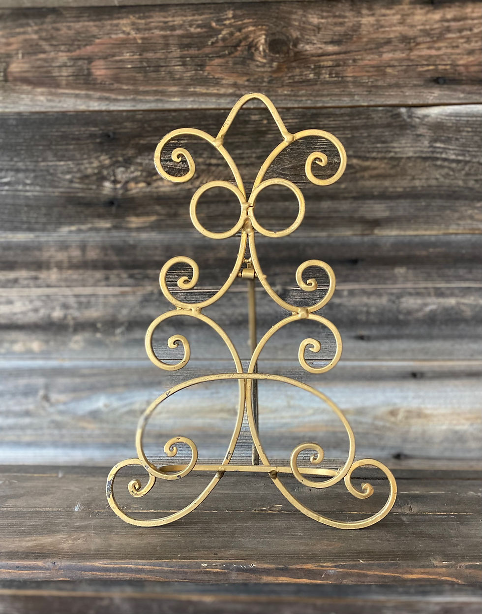 Thumbnail: Easel Gold Scroll 8x10 Picture Holder