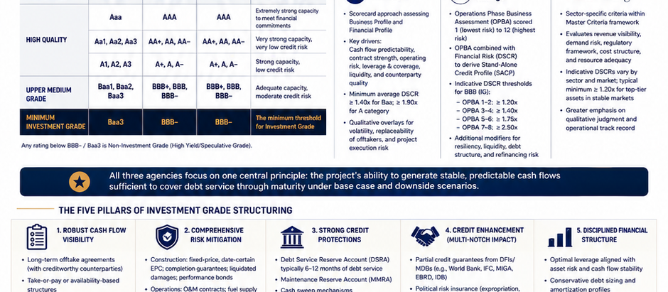 Crafting Investment Grade Credit Ratings of Debt