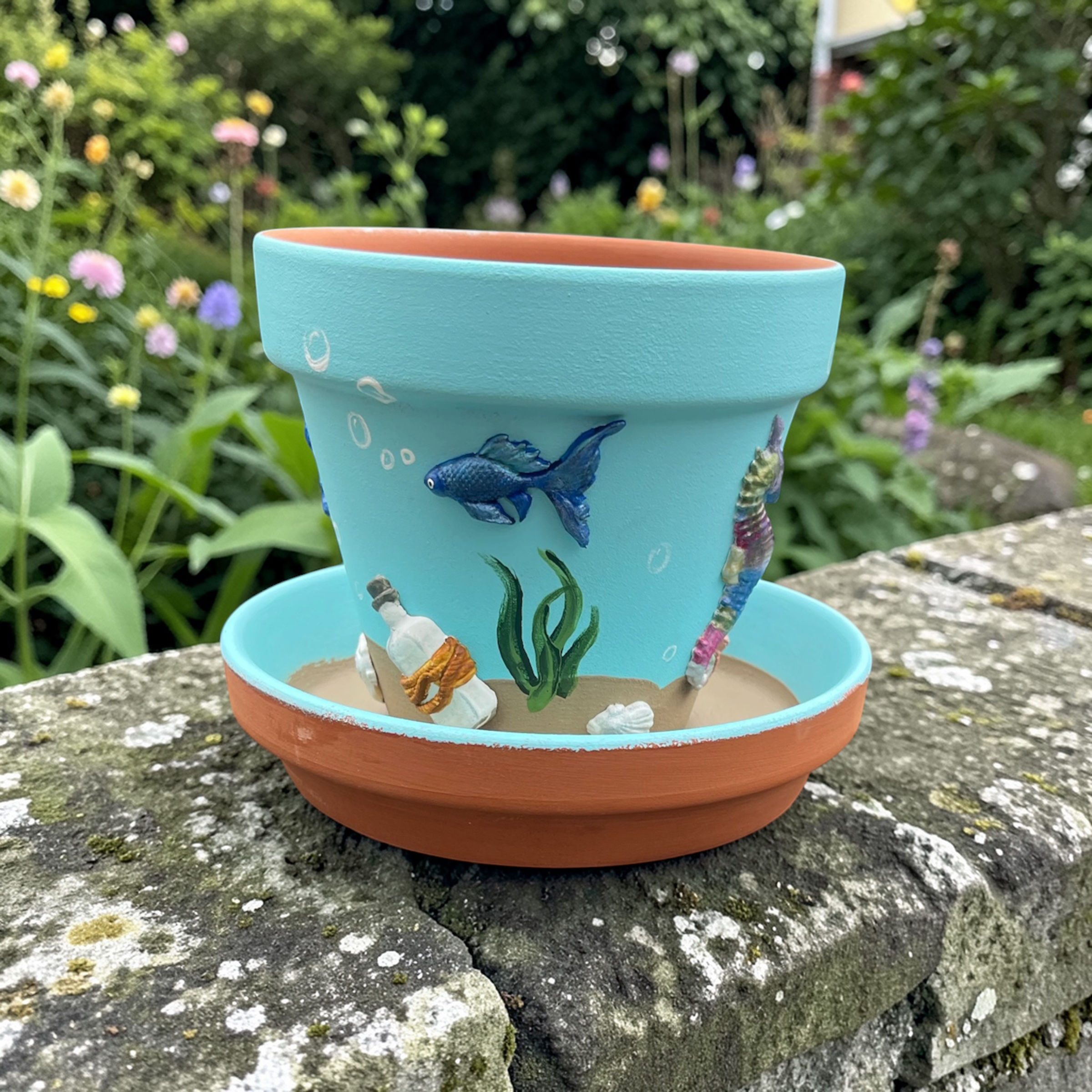 Under the Sea planter | Gardening | Nautical | Ocean theme