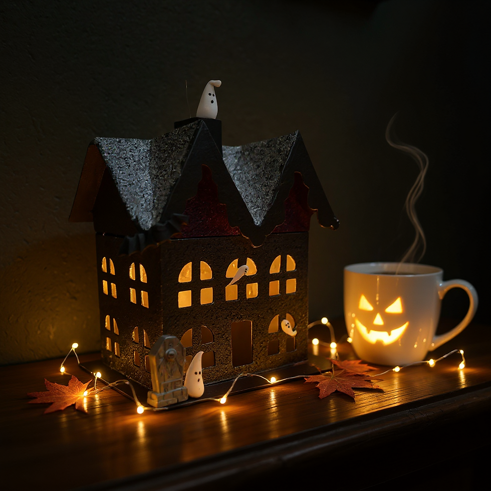 Thumbnail: Putz styled Haunted House | Halloween decor 