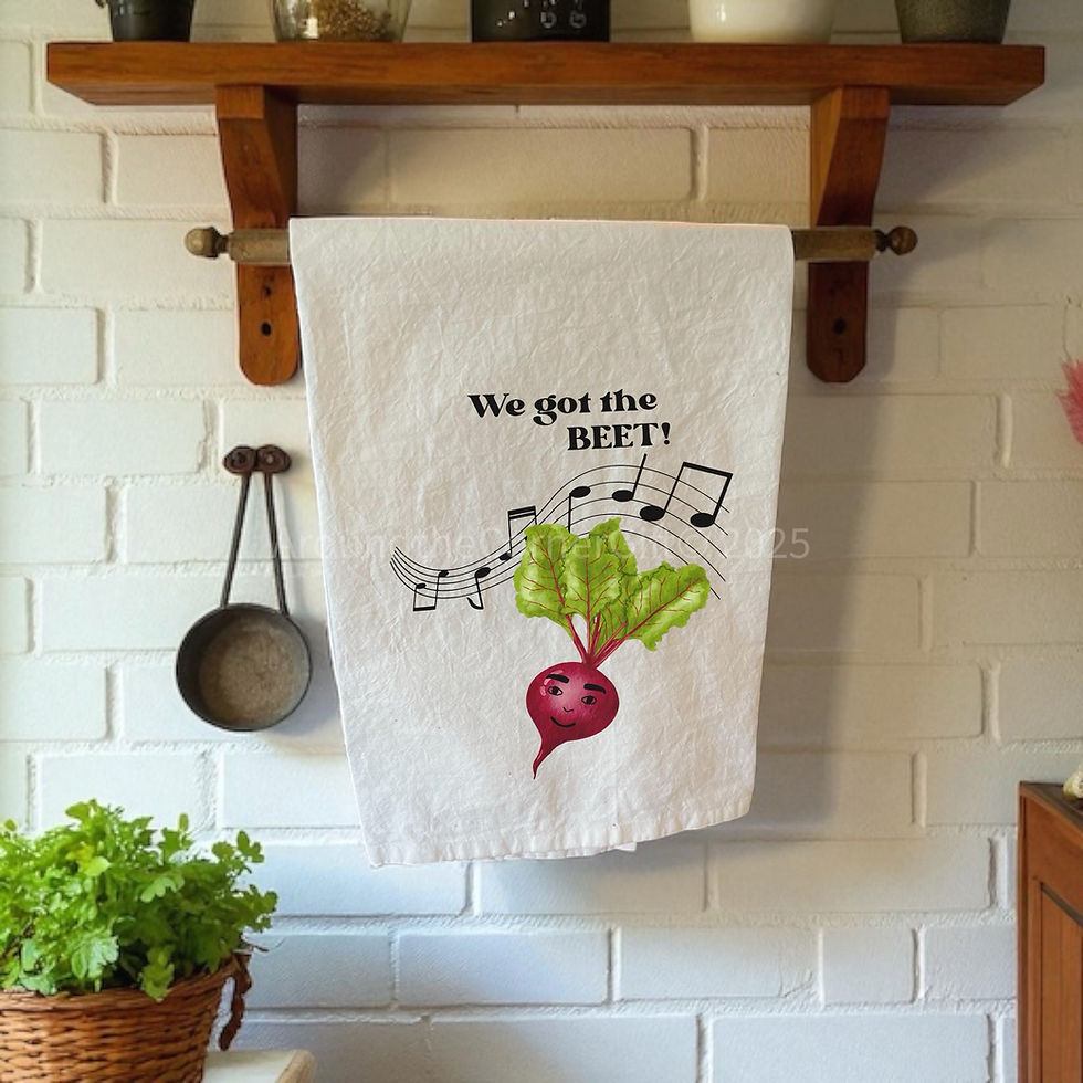 Thumbnail: We Got the Beet kitchen towel | kitchen decor | Housewarming gift 